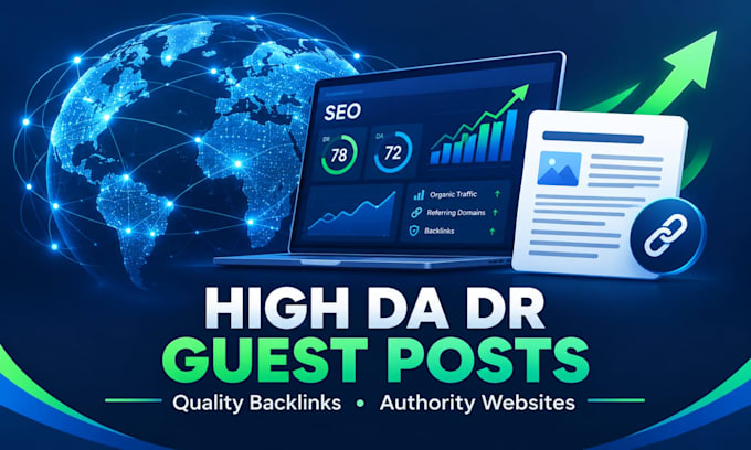 provide high da DR guest post backlinks on authority websites