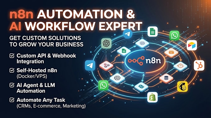build custom n8n workflow automation
