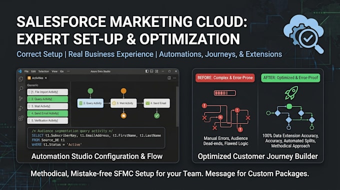 set up and manage your salesforce marketing cloud automations