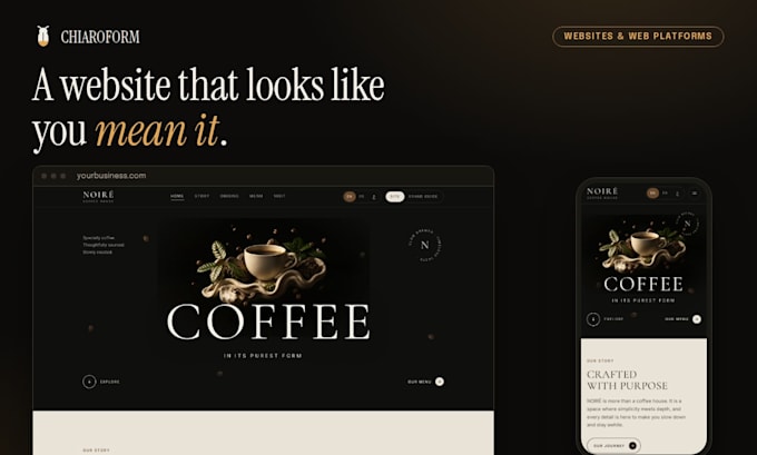 design and develop a modern multilingual website for your business
