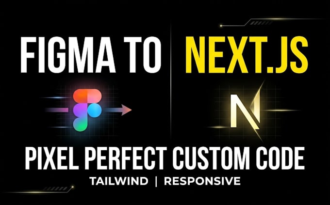 convert figma to custom nextjs website pixel perfect