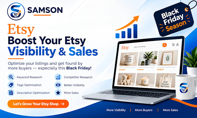 optimize your etsy SEO for black friday sales