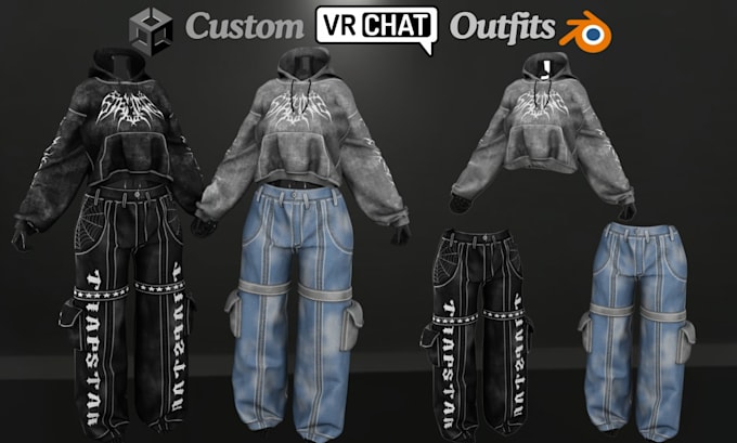 fix, rig, create custom vrchat props, asset, outfit, weapon, accessories