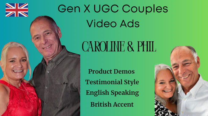 create mature couples ugc video for your product or service