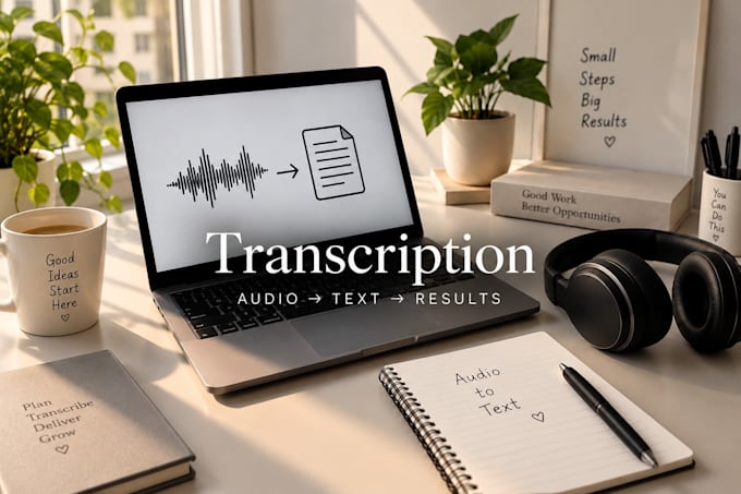 transcribe audio and video into text