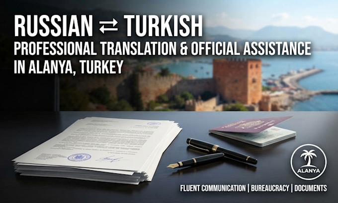 provide professional russian turkish sworn translation