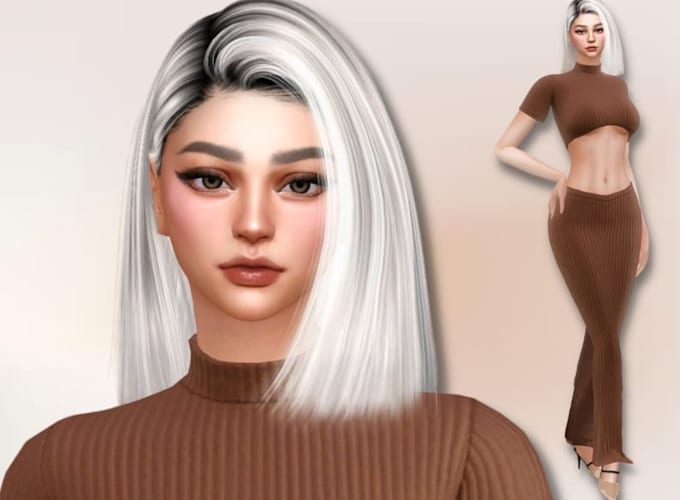 create custom sim 4, characters, outfits ,avatars , cc and mods