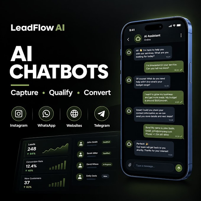 build an ai chatbot and lead qualification automation