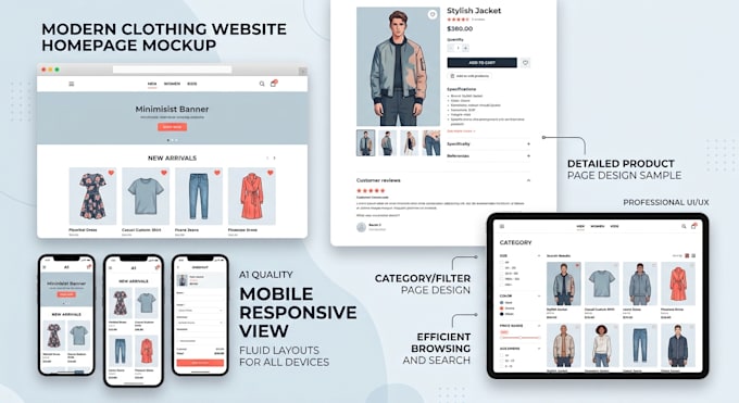 design a professional clothing website with wordpress