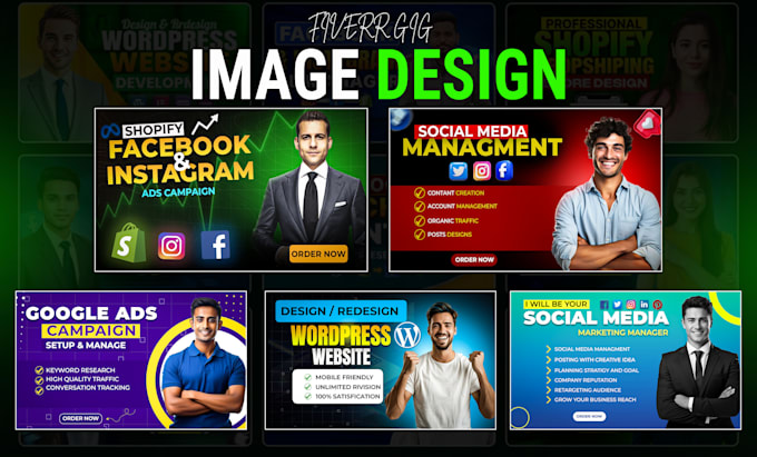 design fiverr gig image design,gig thumbnail,gig cover