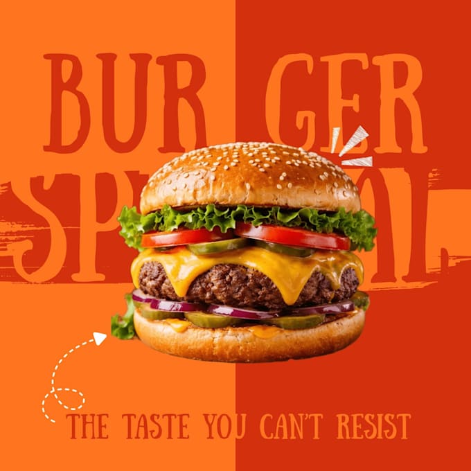designer professional food ads