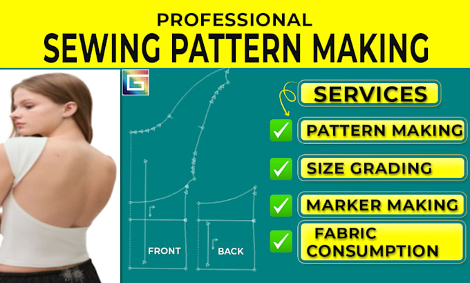 create sewing patterns with grading and marker making