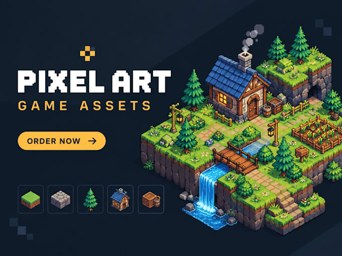 create isometric pixel art tileset pixel tilemap 2d game art sprite sheet pixel