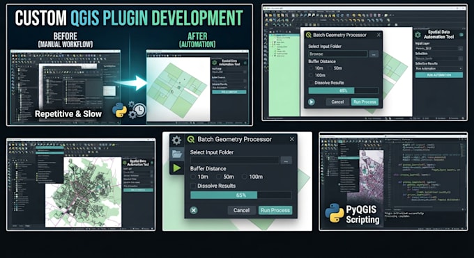 create custom qgis plugins for gis data analysis and automation