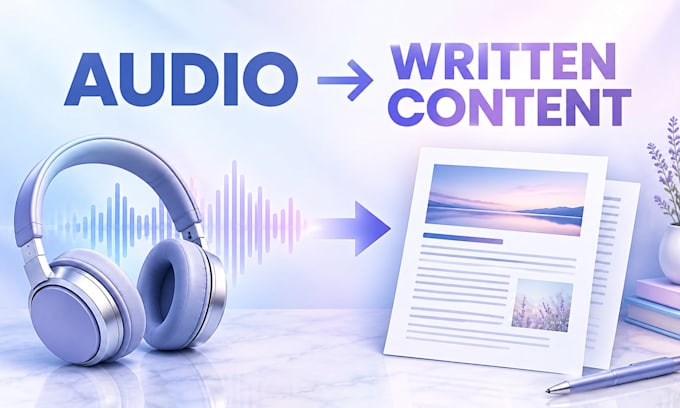 repurpose your audio into written content with SEO