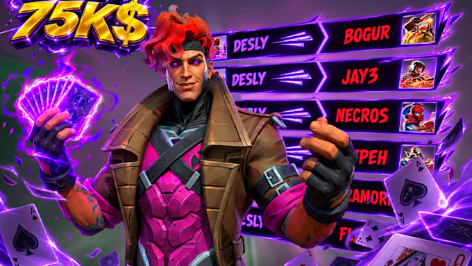 design eye catching marvel rivals thumbnail