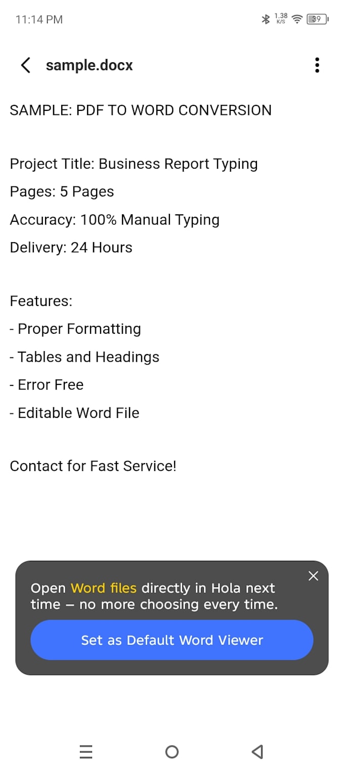 do fast and accurate PDF