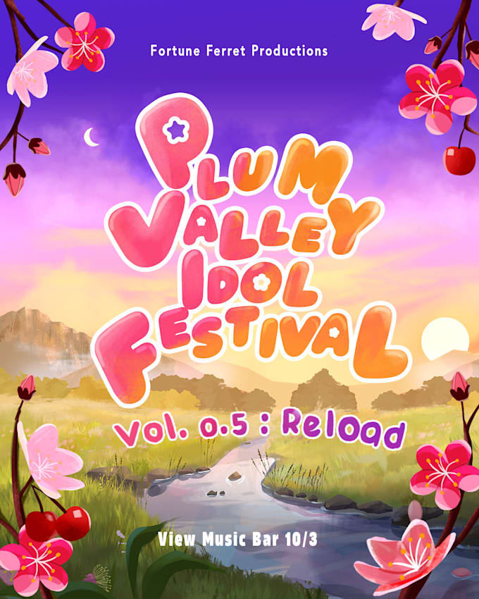 create a complete visual identity for your music festival