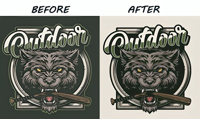 do manual vector tracing, logo vector redraw and recreate vector file