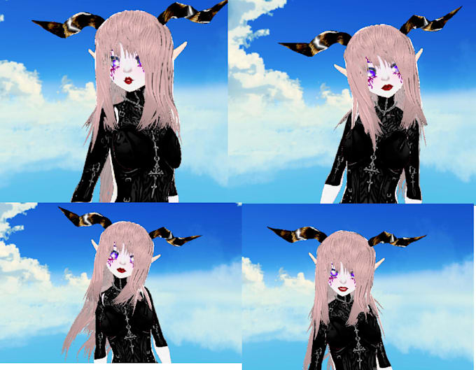 custom vroid 3d character for vtubing