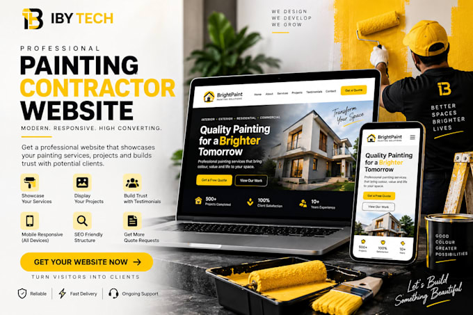 build a professional painting contractor website