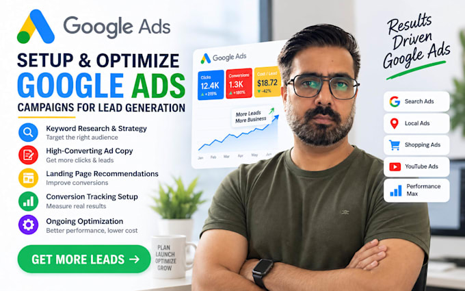 setup google ads campaigns for lead generation