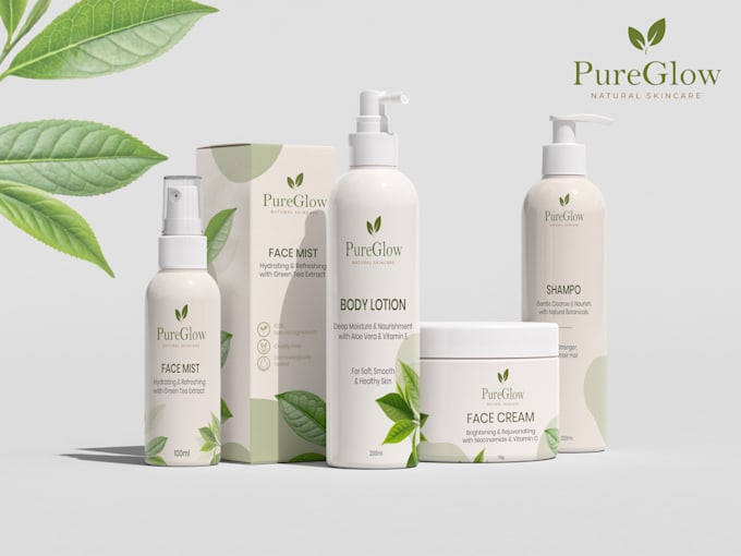create product packaging design, label and box design