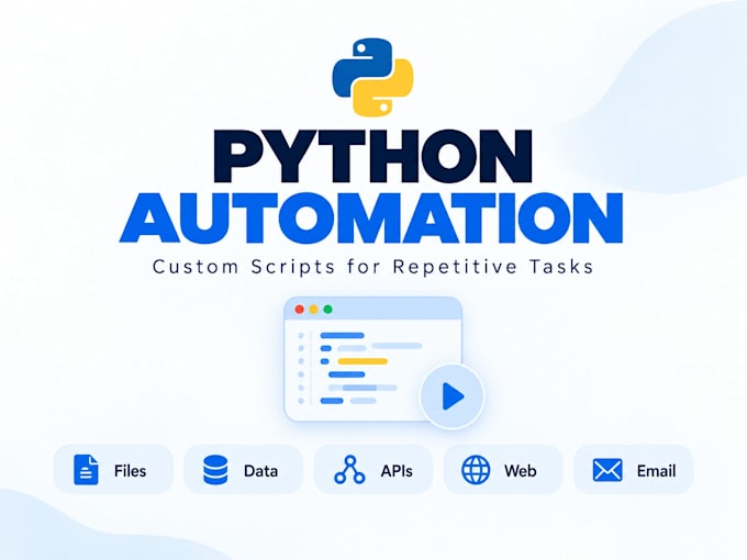 create a custom python automation script