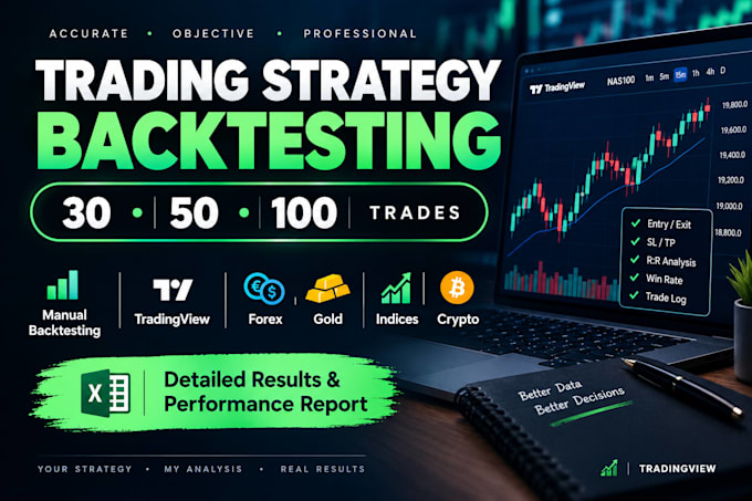 manually back test your trading strategy on trading view
