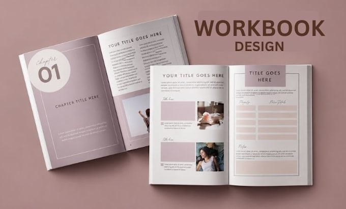 design workbook, educational workbook,editable, digital workbook, canva workbook