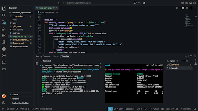 build a custom whatsapp API business agent