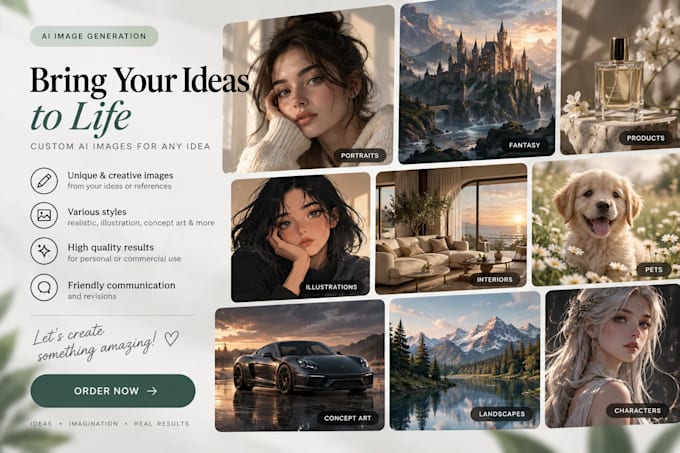 create custom ai images from your ideas or references