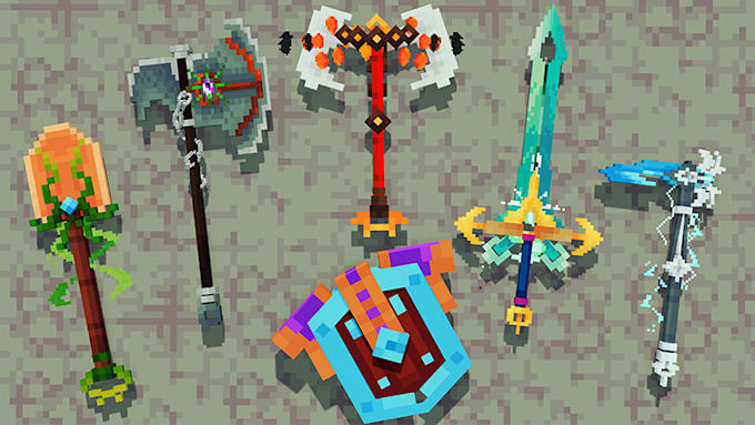 create a custom minecraft texture pack, resource pack, pvp for java and bedrock