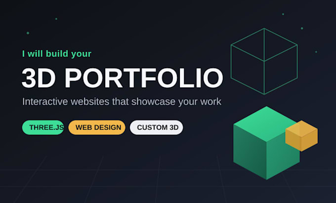 create professional stunning  portfolio