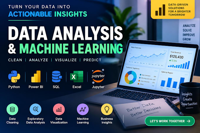perform data analysis and build predictive machine learning models
