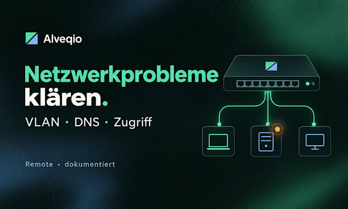 investigate your vlan, dns or network access problem