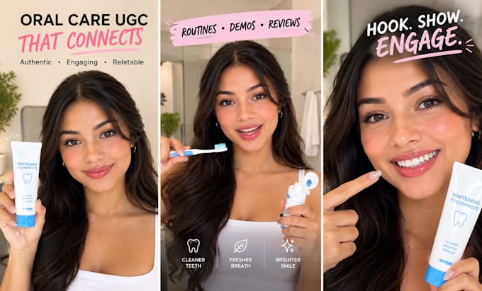 create engaging oral care ugc videos for your brand
