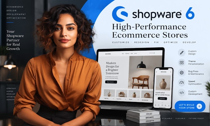 customize redesign shopware 6 store bug fixes improve speed or develop shopware