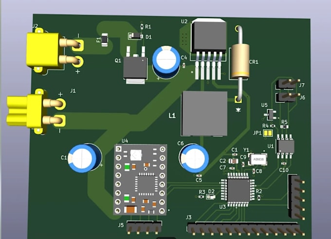 design robotic arm pcb bldc motor driver servo and stepper control board