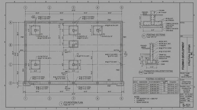design foundations footings and foundation plans for your project
