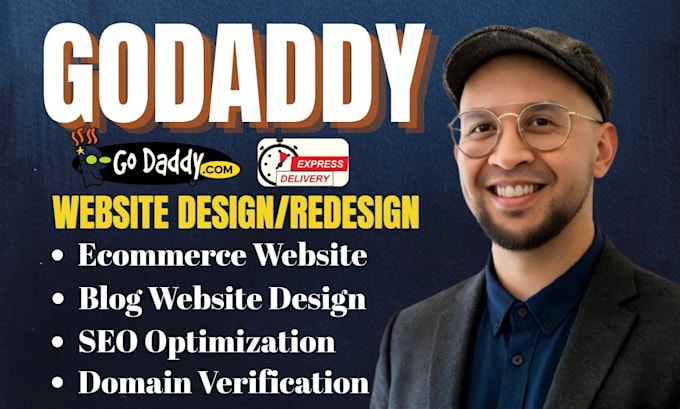 be your godaddy expert for website design, redesign and SEO