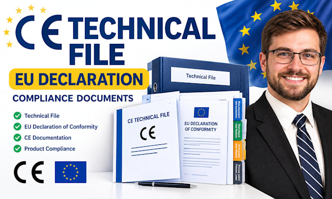 prepare your ce technical file and eu declaration of conformity