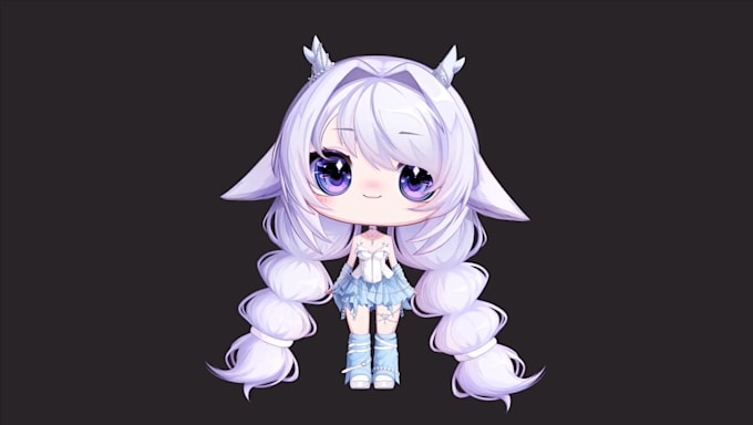 design and rig a custom anime chibivtuber model for vtuber studio