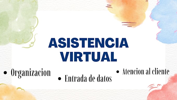 sere tu asistente virtual para tareas administrativas