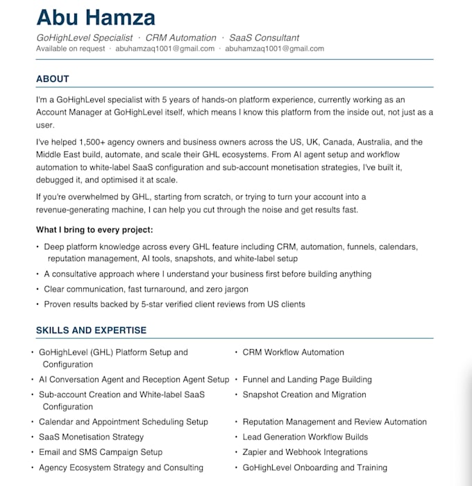 setup and automate your gohighlevel CRM for US agencies
