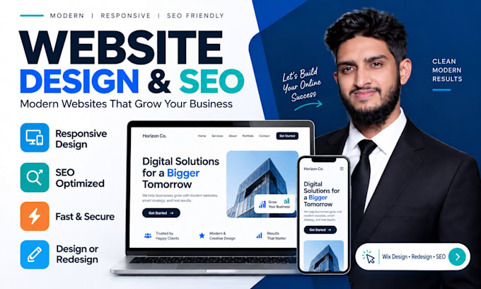 design or redesign your wix website with SEO
