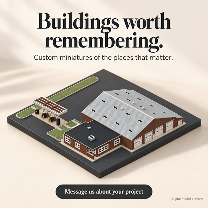 recreate your house or building as a 3d model