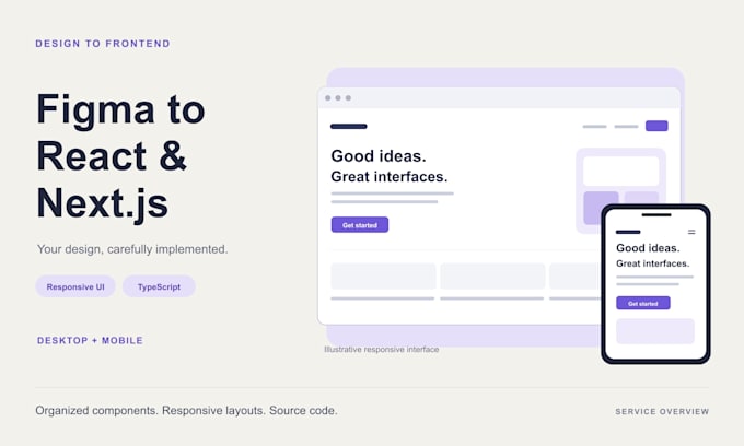 turn your figma design into responsive react or nextjs pages