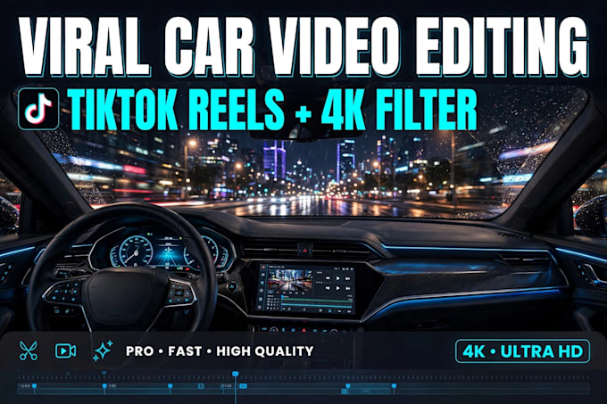 edit car driving video with clean filter for tik tok reels
