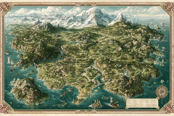 design great map in quality vector illustration